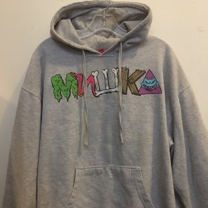 Mishka logos print hoodie XL